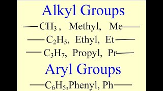 What are Alkyl and Aryl GroupsAlkyl and Aryl groups formation and naming in Organic Chemistry [upl. by Aihsenot707]