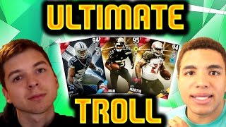 THE BIGGEST TROLL EVER DRAFT CHAMPIONS CHALLENGE  MADDEN 16 [upl. by Cathie503]