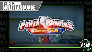 Power Rangers SPD Theme Song  Multilanguage Requested [upl. by Medora140]