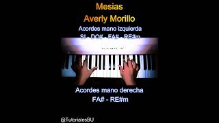 MESÍAS  Averly Morillo  Tutorial Piano quotacordes y melodiaquot Nivel FACIL  Principiante [upl. by Lipps]