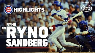 Ryne Sandberg Highlights  The Sandberg Game amp More From Rynos Hall of Fame Career [upl. by Amethyst]