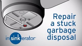 Garbage Disposal Repair  How to Fix a Garbage Disposal  InSinkErator [upl. by Kassel]