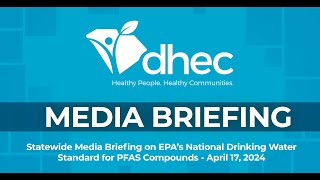 Statewide Media Briefing on EPA’s National Drinking Water Standard for PFAS  April 17 2024 [upl. by Ilyah]