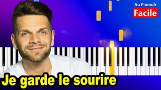 Keenv  Je garde le sourire Piano Cover Tutorial [upl. by Nylrebma]