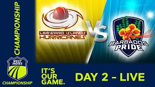 🔴 LIVE Leeward Islands v Barbados  Day 2  West Indies Championship 2024  Thursday 11th April [upl. by Samoht460]