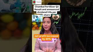 Chambal Fertilizer Share latest newsnews trend stockmarket stocktradinglatestnews dividendos [upl. by Rehtaef]