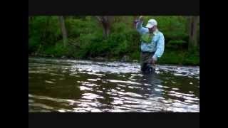 Fly Fishing Pennsylvania  Manatawny Creek  Mayflies in the air [upl. by Lupee]