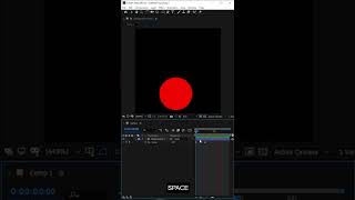 After effects bounce expression shorts viral shortsvideo aftereffectstutorial [upl. by Alleahcim]