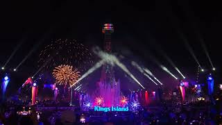 Kings Island Amazing 2024 July 4th Fireworks and Drone Show [upl. by Netnilc]