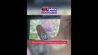 Drone footage of kokernag encounter [upl. by Airdnas]