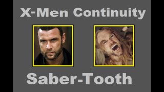 Xmen Continuity Sabertooth Explained [upl. by Ellehcer]