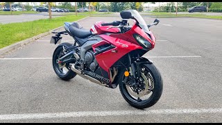 Ma nouvelle Triumph Daytona 660 [upl. by Antrim519]