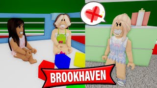 MENSONGE A LA CRECHE 😡 sur BROOKHAVEN RP  ROBLOX FR [upl. by Klarrisa325]