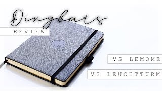 DINGBATS Bullet Journal Notebook Review  Comparison [upl. by Luisa]