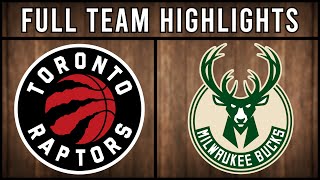 Toronto Raptors vs Milwaukee Bucks  Full Team Highlights  Nov 15 2023 [upl. by Hakeem51]