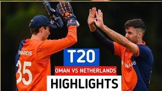 Oman vs Netherlands T20 Match Highlights 2024 oman netherlands highlights [upl. by Weisler]