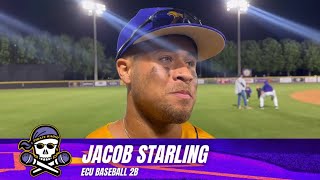 ECU Baseball’s Jacob Starling amp Aaron Groller after the 106 win over NC State [upl. by Meid]