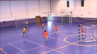 Treino Futsal jogos reduzidos c segunda bola [upl. by Yecart]