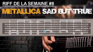 Apprendre Sad But True de Metallica à la guitare [upl. by Lovell103]