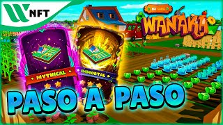 COMO JUGAR A WANAKA FARM EL PRIMER PROYECTO FARM TO EARN NFT  WithNFT [upl. by Pernick]