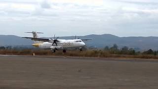 Golden Myanmar Airline in Heho Airport Inle lake [upl. by Naesed]