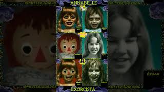 Multiverso Annabelle Vs Multiverso ExorcistaTikTok Challenge Terror Humor shorts YouTube [upl. by Sabian]