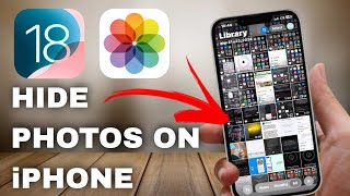 How to Hide Photos on iOS 18 EASY [upl. by Li]