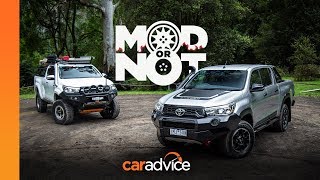 Mod or Not 2018 Toyota Hilux Rugged X v Modded Hilux [upl. by Voleta262]