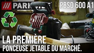 La Ponceuse à Bande Parkside PBSD 600 A1 La Ponceuse Jetable Test et revue complète LIDL [upl. by Burnard840]