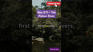 Gen 211  The Pishon River  Gold and Abundance in Havilah genesis biblebook faith [upl. by Lohrman]