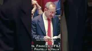 Filini FDI La Nuova Sfida all’Opposizione” [upl. by Allsun]