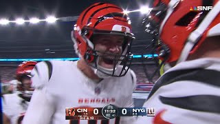 Joe Burrow opens up the scoring via a 47yard rush on SNF [upl. by Anallij372]