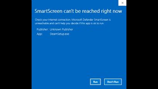 Windows 1011 quotSmart Screene şu anda ulaşılamıyorquot sorunu [upl. by Navi850]