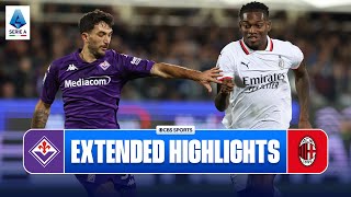 Fiorentina vs AC Milan Extended Highlights  Serie A  CBS Sports Golazo [upl. by Hendon]