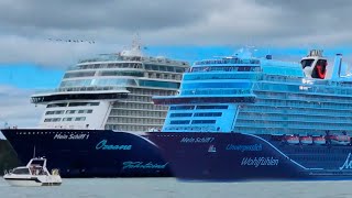 Mein Schiff 1 VS Mein Schiff 7  Two HUGE cruise ships  Tui Cruises [upl. by Adaline793]