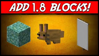 Minecraft  How to add 18 Blocks and Items to your 18 server [upl. by Nesaj3]