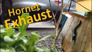 Hornet exhaust sound on a Peugeot 206 14 good sound [upl. by Holli]