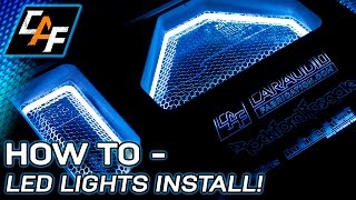 HOW TO Install LED LIGHTS Custom Vehicle Lighting Techniques  CarAudioFabrication [upl. by Eetnahc]