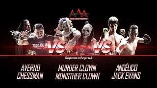 campeato de parejas Angelico Jack envans vs Averno Chessman vs murder clown monster clown [upl. by Avle]