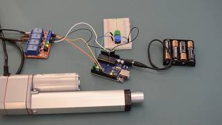 Controlling a Linear Actuator with an Arduino and Relay [upl. by Aniratac]