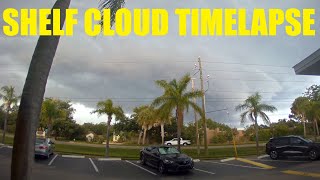 Timelapse  Shelf cloud amp powerful thunderstorm in Florida  June 2024 [upl. by Ymme]