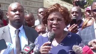 CS Wahome rushes to Gikumari Ruiru after angry residents stoned government earthmovers [upl. by Ilrac529]