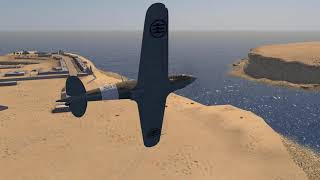 IL2 Desert Wings  Macchi C202 Folgore Series VII Vs Dewoitine D520 Trop  Flight over Bardia [upl. by Jehius]