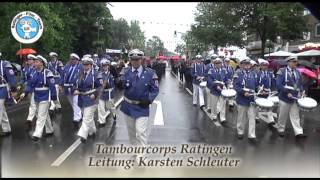 Schützenfest Lintorf 2015  Großer Festzug im Regen [upl. by Chow]