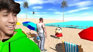 Franklin Meet Shinchan  INDIAN BIKES DRIVING 3D [upl. by Adhamh]