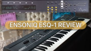 ENSONIQ ESQ1 Demo  first Impressions and overview of the 1986 digital wavetable synthesizer [upl. by Vance]