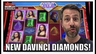 New DaVinci Diamonds Slot The multiplier keeps getting bigger [upl. by Ardnasella231]