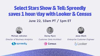 How Spreedly saves 1 hour a day with Looker and Census [upl. by Spillihp]