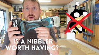 Makita DJN161 Nibbler Review  The Best Way To Cut Sheet Metal [upl. by Yllime]