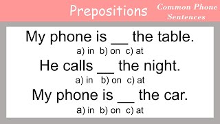 English Grammar Practice English prepositions Practice and Speak English with Common Sentences [upl. by Todd]